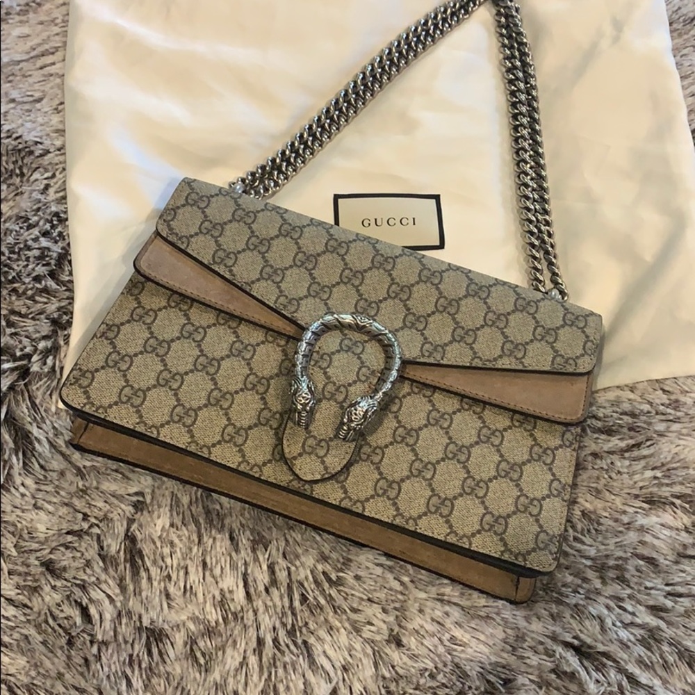 Gucci Small GG Supreme Dionysus Shoulder Bag